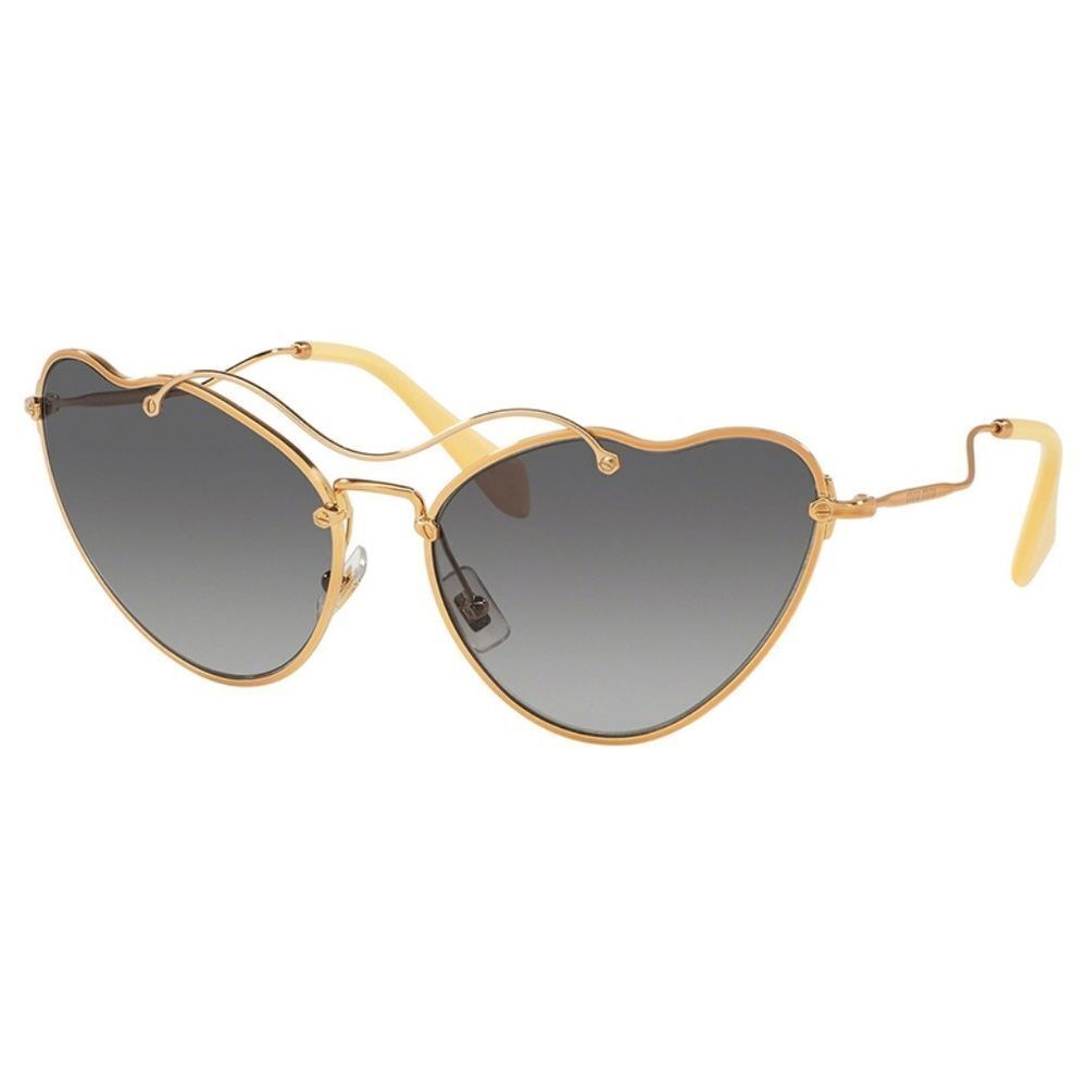 Miu Miu Sunglasses Antique Gold w/Grey Lens